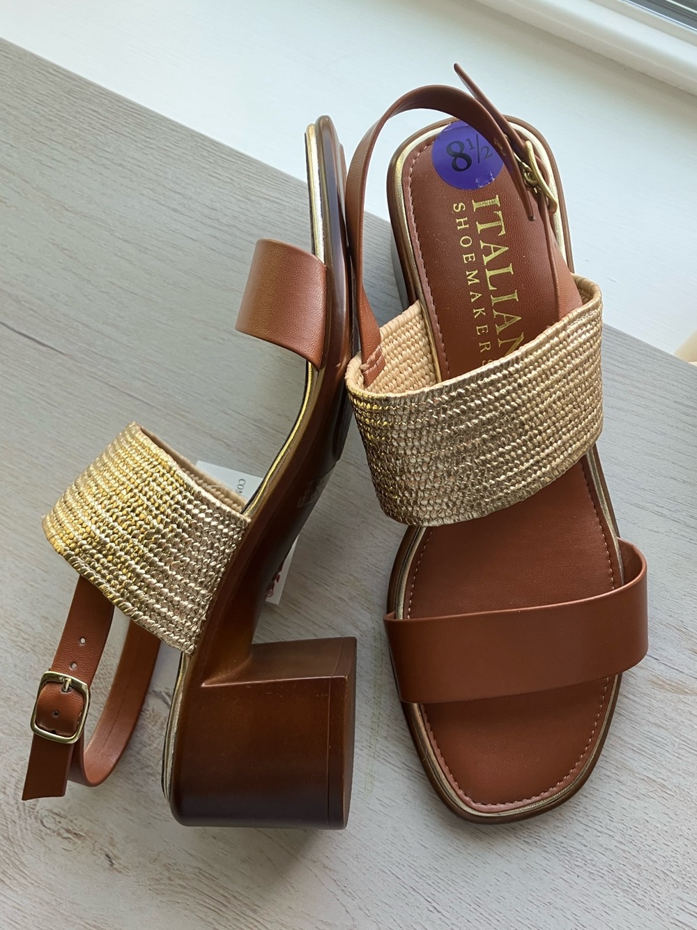 NWT Ralph Lauren leather sandals - Picture 2 of 4